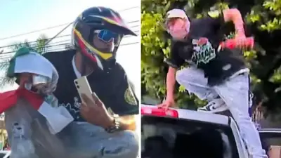 FBI searching for suspect who allegedly assaulted federal officer during anti-ICE riots in Los Angeles
