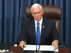 Former Vice President Pence defends Constitution after getting Profile in Courage Award in Boston